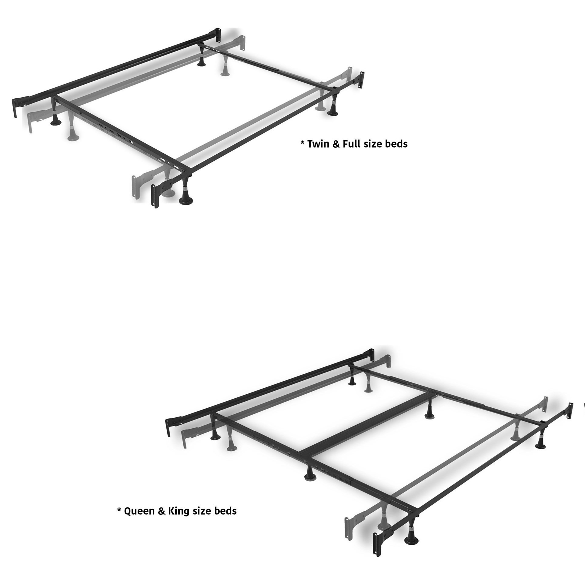 Fashion Bed Group Metal Beds Queen Legion Bed w/ Frame Colder's